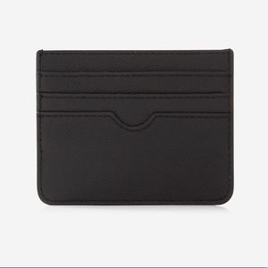 Unisex faux leather small credit card wallet